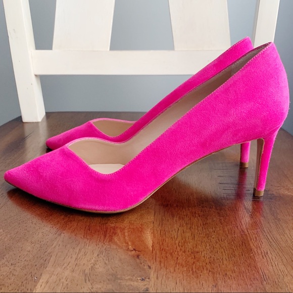 Stuart Weitzman Shoes - Stuart Weitzman Anny 70 pink suede pumps